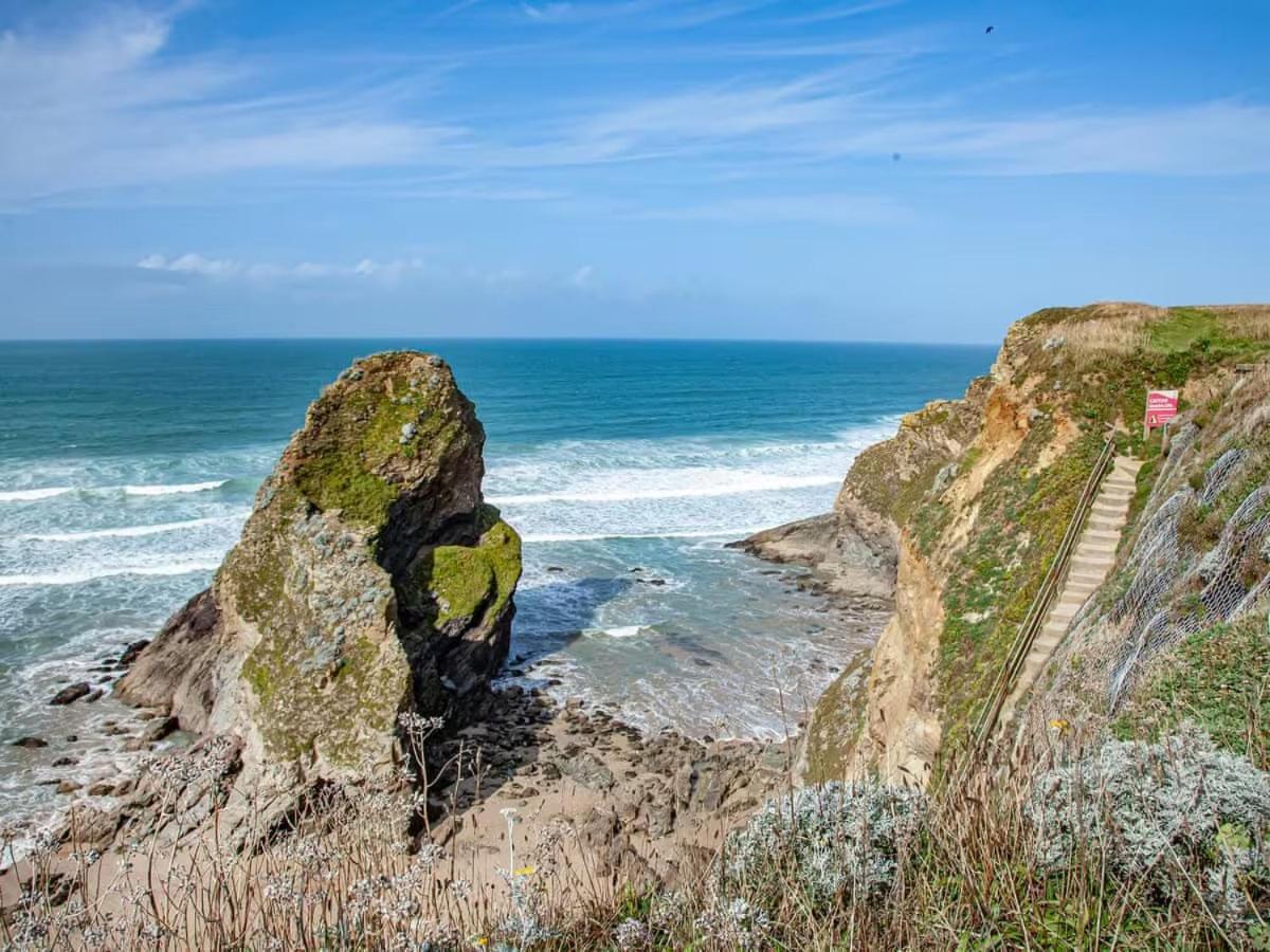 Three Bedroom House In Porth New Quay Esterno foto